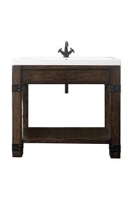 Base with Sink Top Rustic Ash Dark Finish Vanities