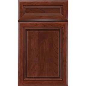 5 Piece Marsala Dark Finish 5 Piece Cabinets