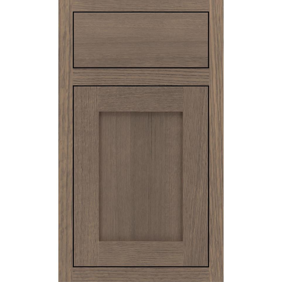 Square Cliff Medium Finish Square Cabinets