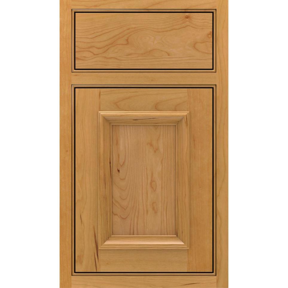 Square Natural Light Finish Square Cabinets