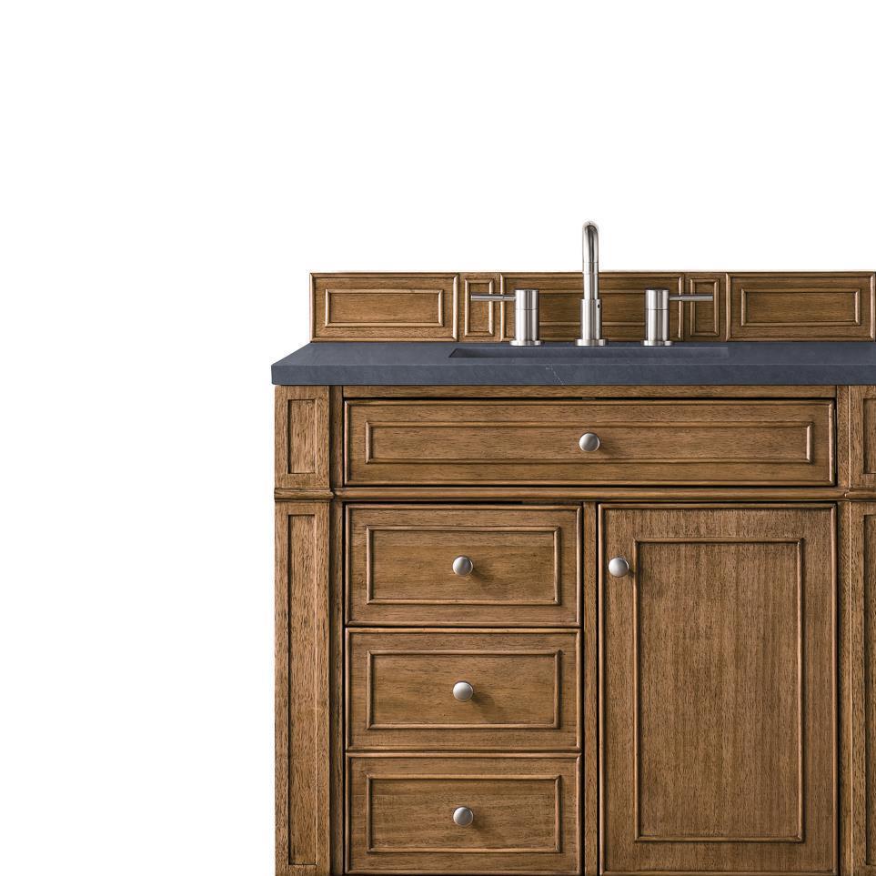 Base with Sink Top Saddle Brown Medium Finish Vanities