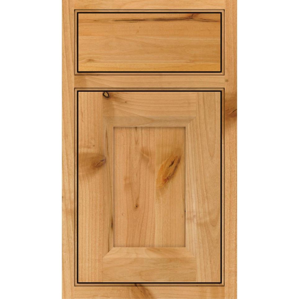 Square Natural Light Finish Square Cabinets