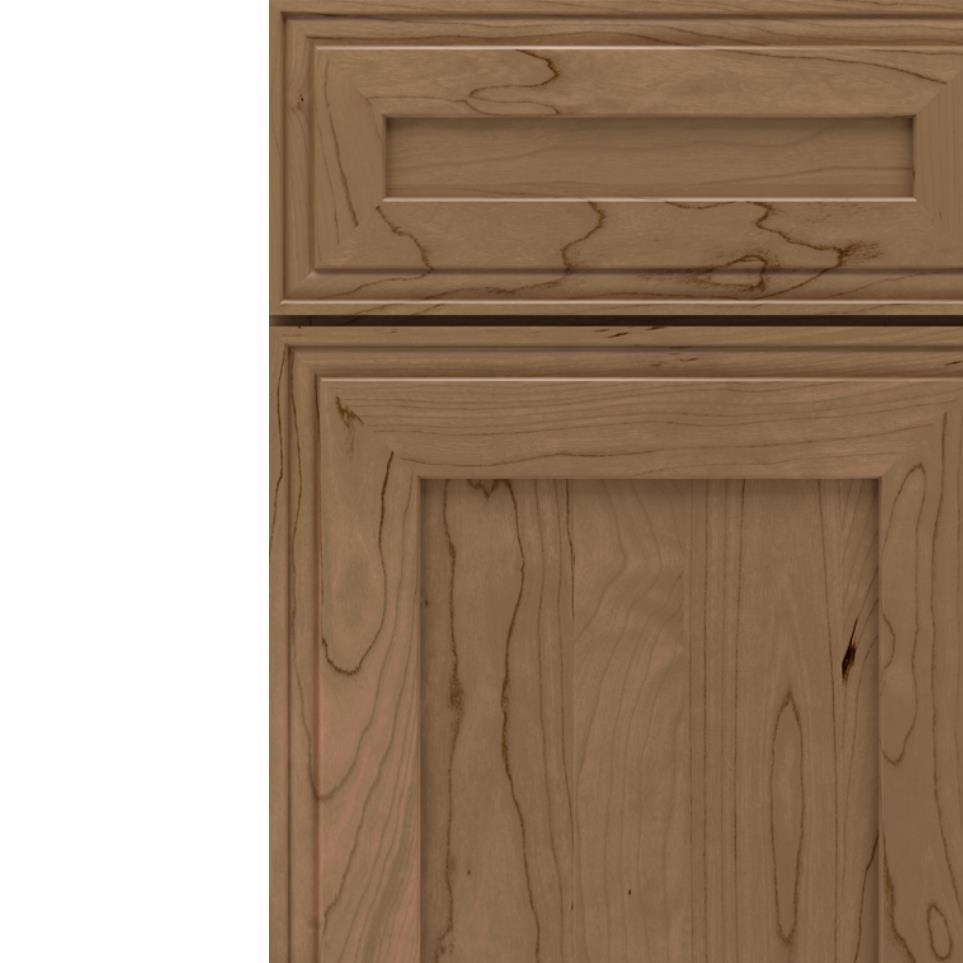 Square Gunny Medium Finish Square Cabinets