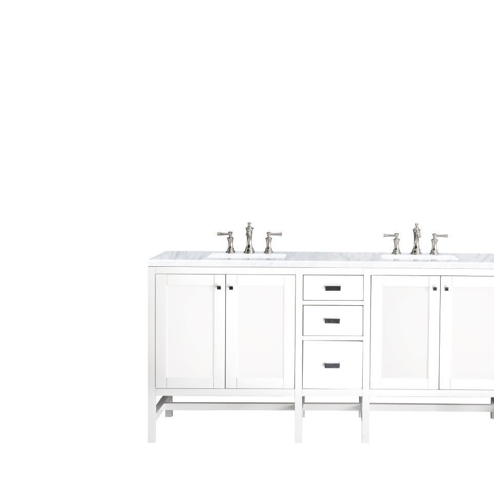 Base with Sink Top Glossy White White Vanities