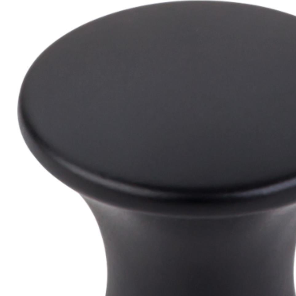 Knob Flat Black Black Knobs