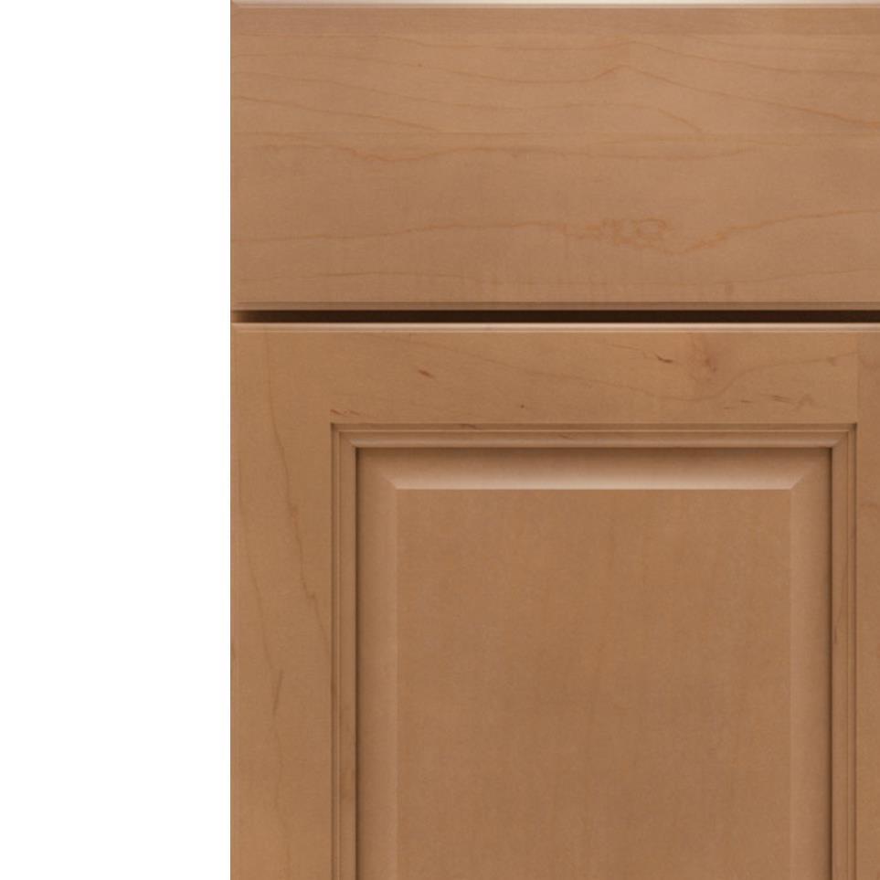 Square Sahara Light Finish Square Cabinets