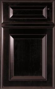 5 Piece Onyx Dark Finish 5 Piece Cabinets