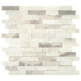 Mosaic Stormy Mist Mix Beige/Tan Tile