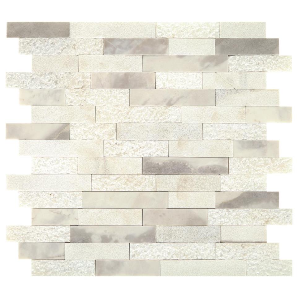 Mosaic Stormy Mist Mix Beige/Tan Tile