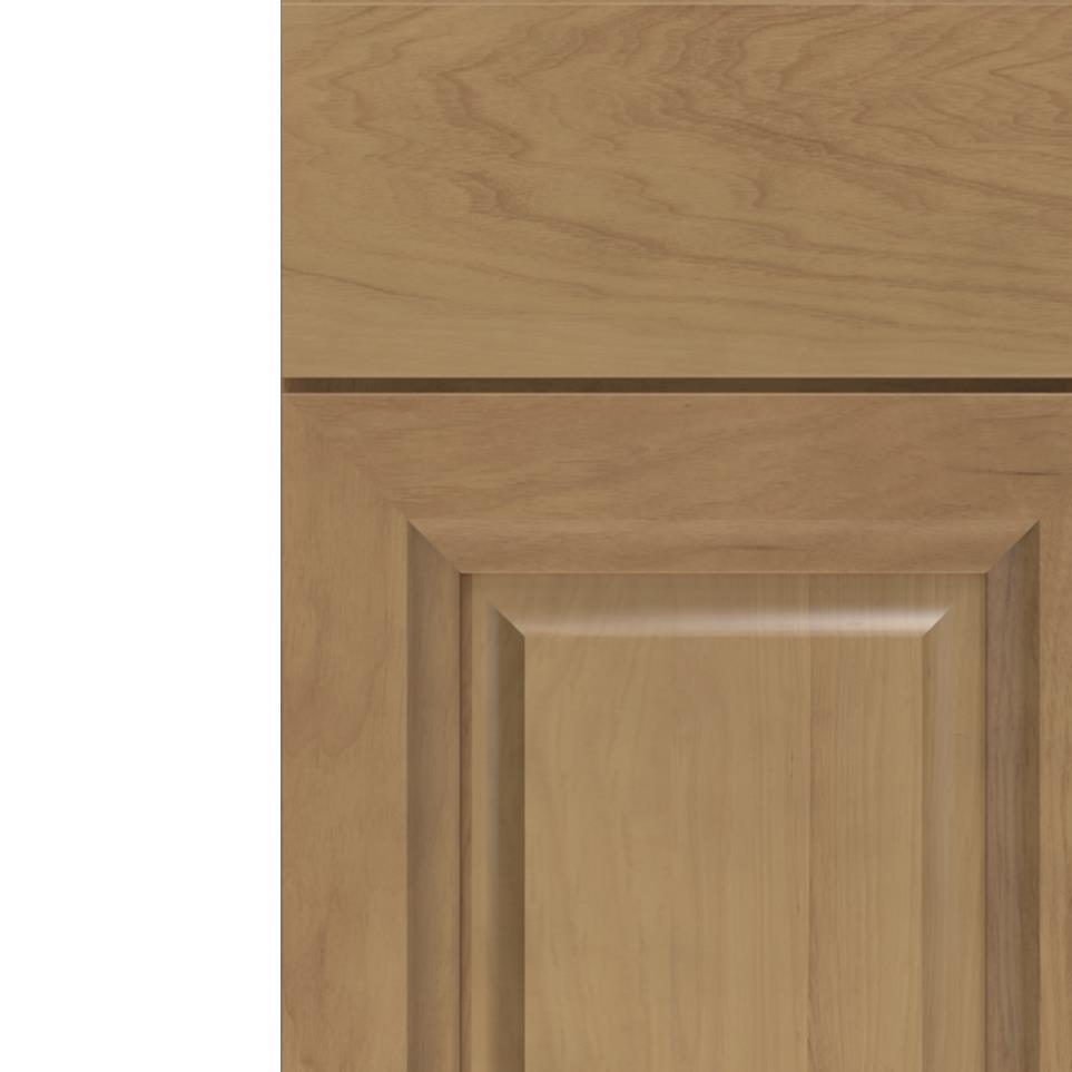 Square Buckskin Medium Finish Square Cabinets