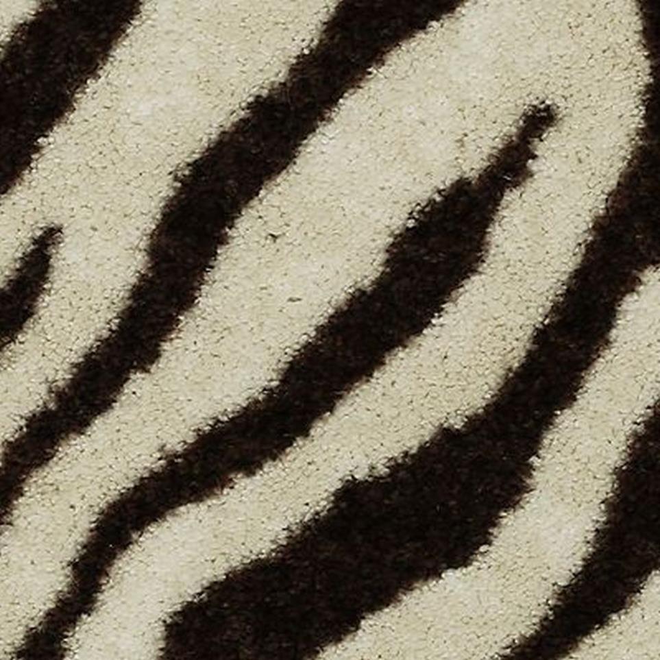 Pattern Zebra White Carpet
