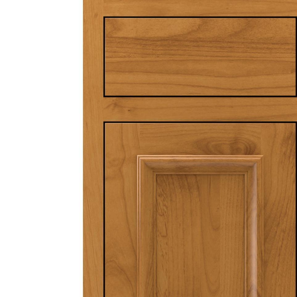 Square Wheatfield Light Finish Square Cabinets