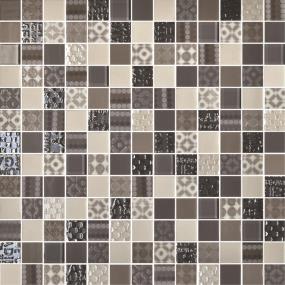 Mosaic Metro Taupe Glossy Beige/Tan Tile