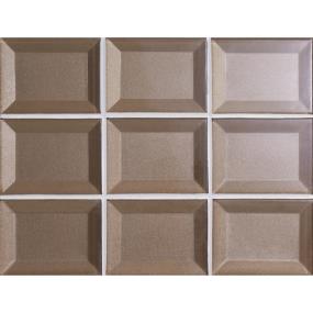 Mosaic Caramel Glass Brown Tile