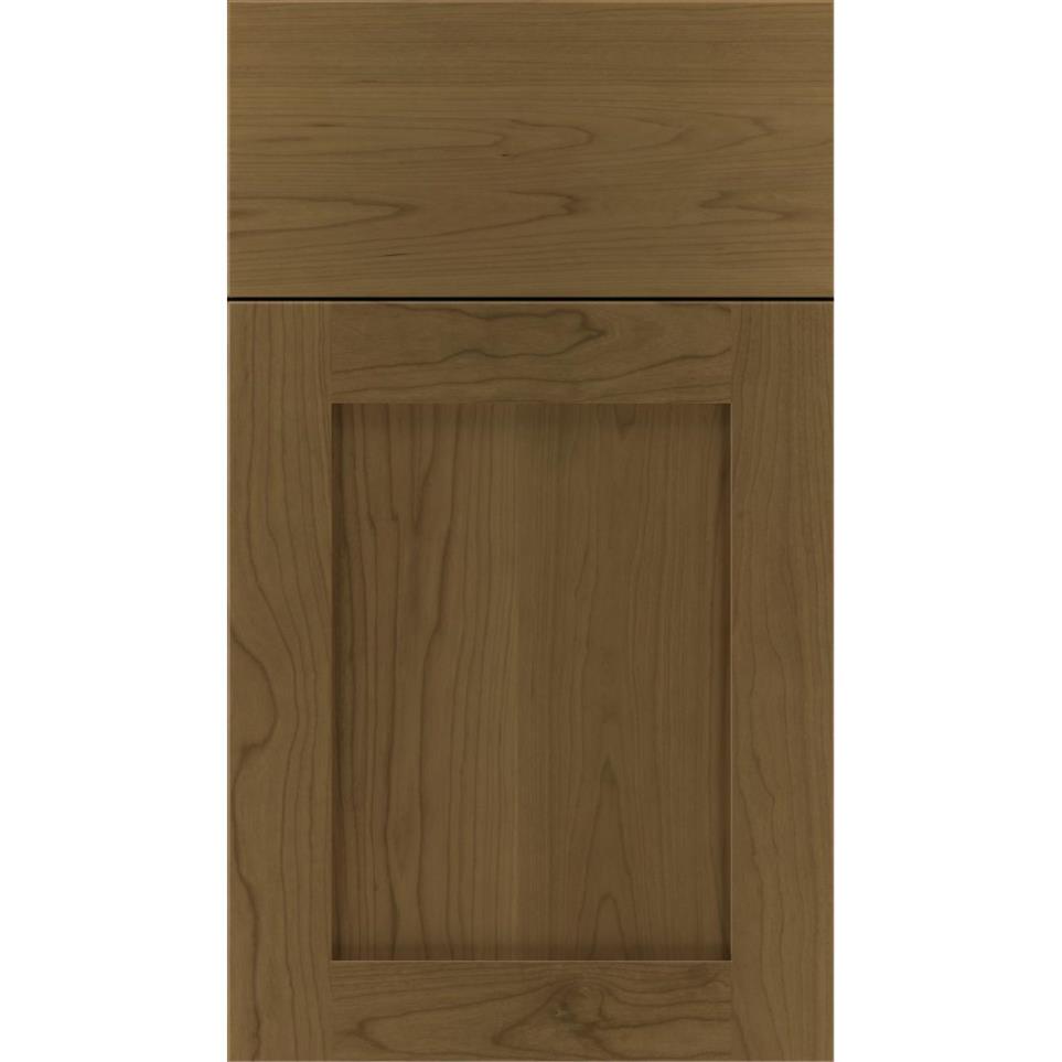 Square Frappe Medium Finish Square Cabinets