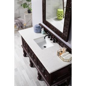 Base with Sink Top Antique Walnut Dark Finish Vanities