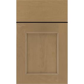 Square Buckskin Medium Finish Square Cabinets