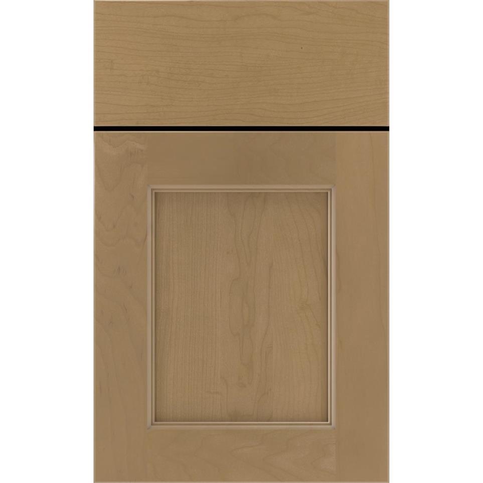 Square Buckskin Medium Finish Square Cabinets