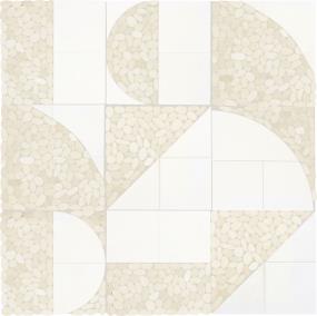 Mosaic Icicle Honed White Tile