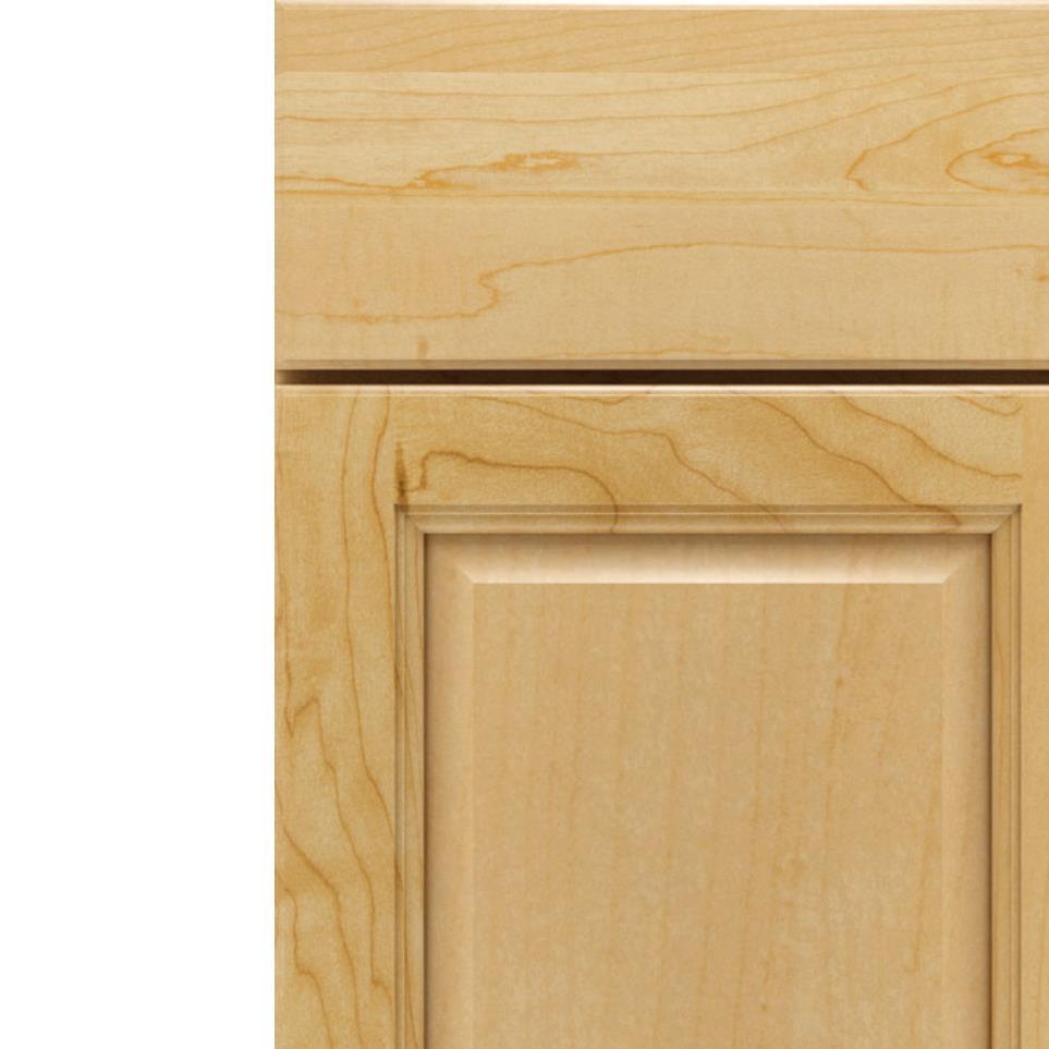 Square Natural Light Finish Square Cabinets