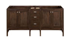 Base with Sink Top Mid Century Acacia Dark Finish Vanities