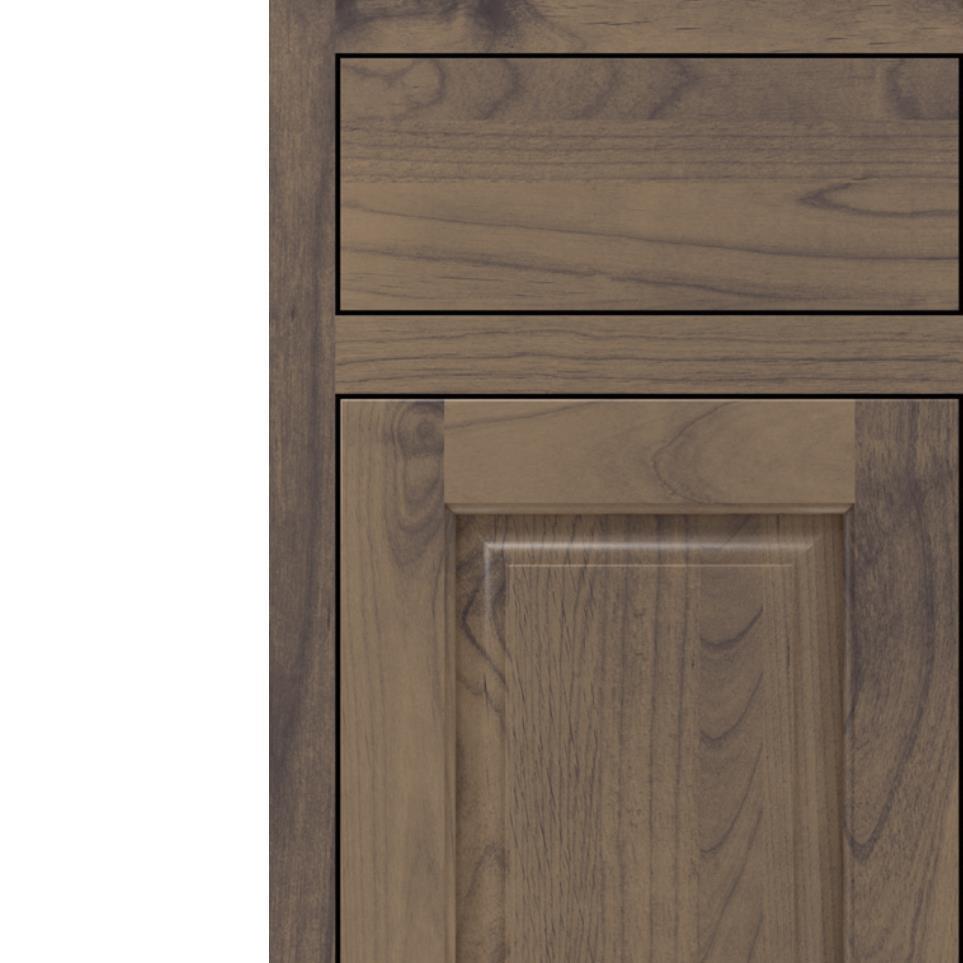 Square Cliff Medium Finish Square Cabinets