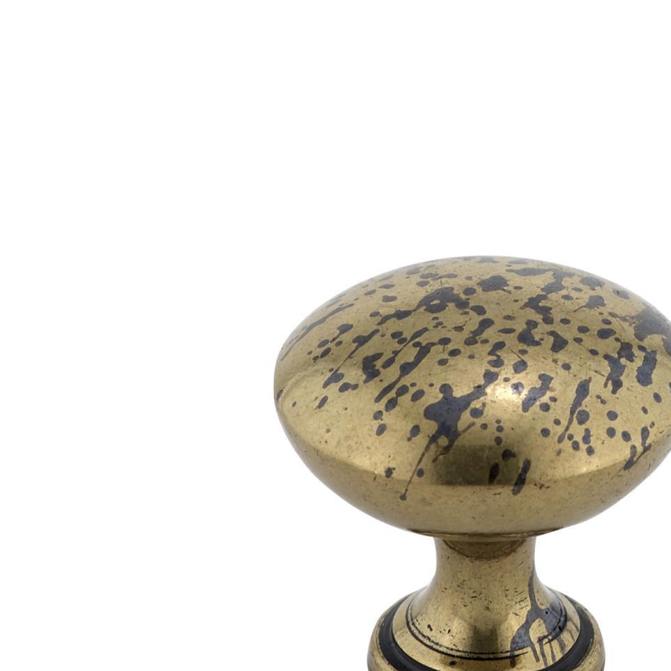 Knob Oxidized Brass Brass / Gold Knobs