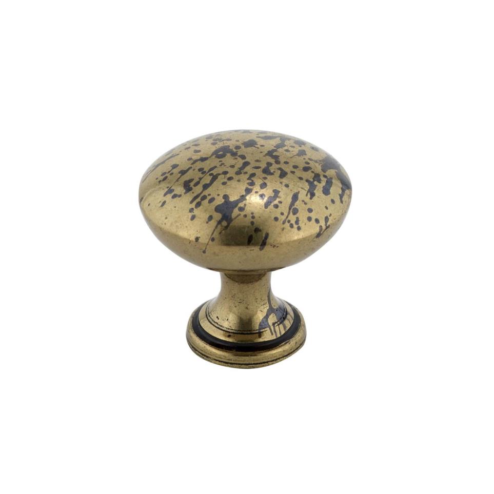 Knob Oxidized Brass Brass / Gold Knobs