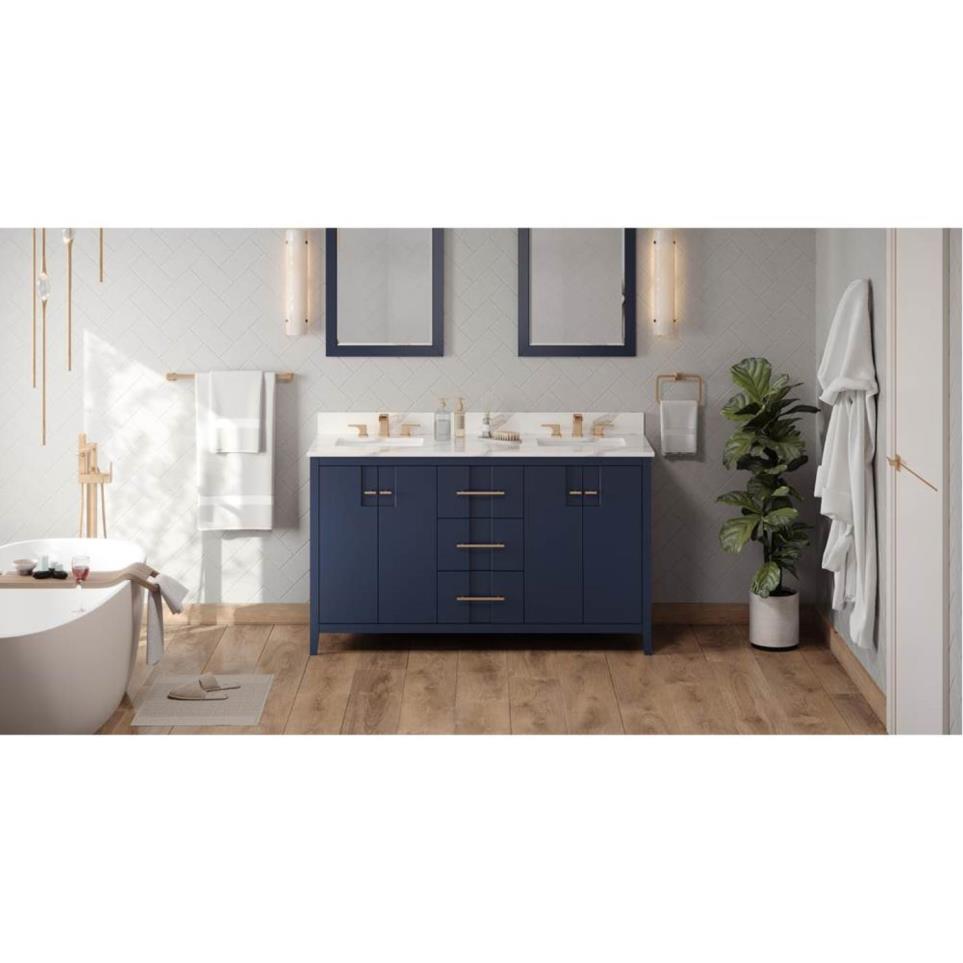 Base with Sink Top Hale Blue Blue / Purple Vanities