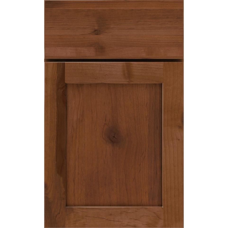 Square Tundra Dark Finish Square Cabinets