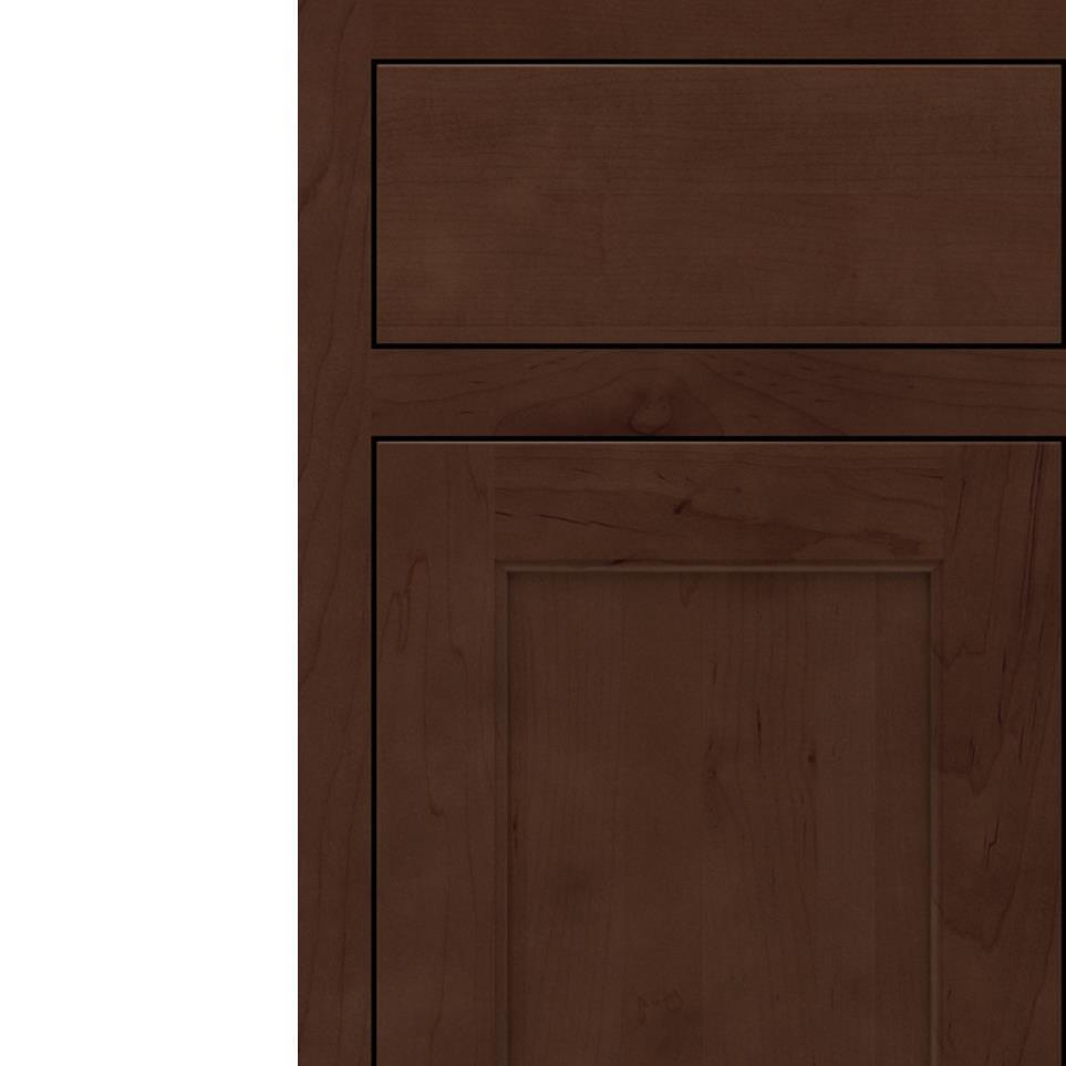 Square Bombay Dark Finish Square Cabinets