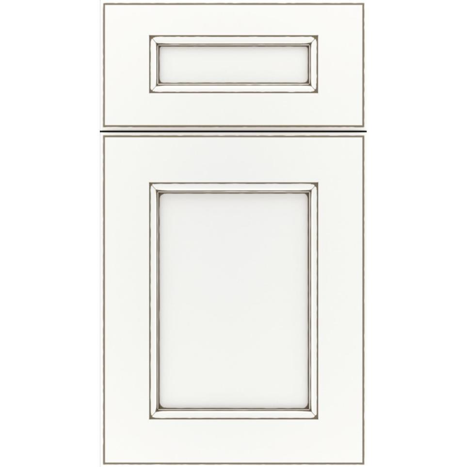 5 Piece Whitecap Smoke Glaze Glaze - Paint 5 Piece Cabinets