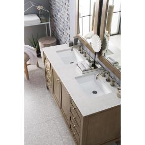 Base with Sink Top White Washed Walnut Light Finish Vanities
