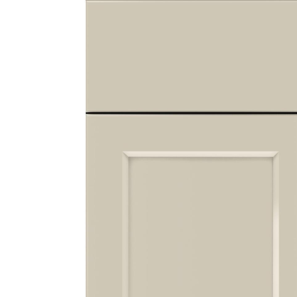 Square Satin Daybreak Paint - Grey Square Cabinets