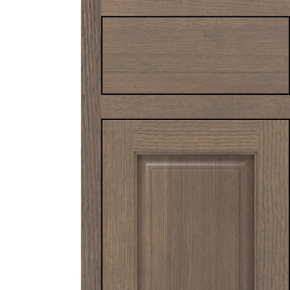 Square Cliff Medium Finish Square Cabinets