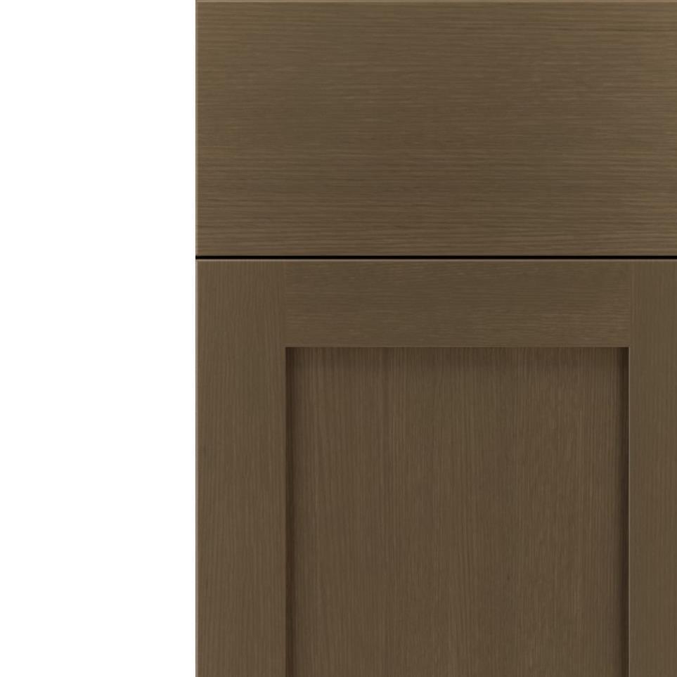 Square Cortado Medium Finish Square Cabinets