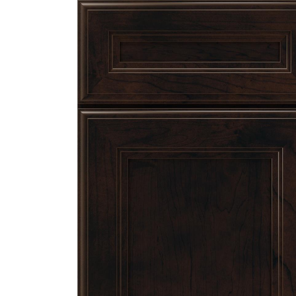 5 Piece Chocolate Dark Finish 5 Piece Cabinets