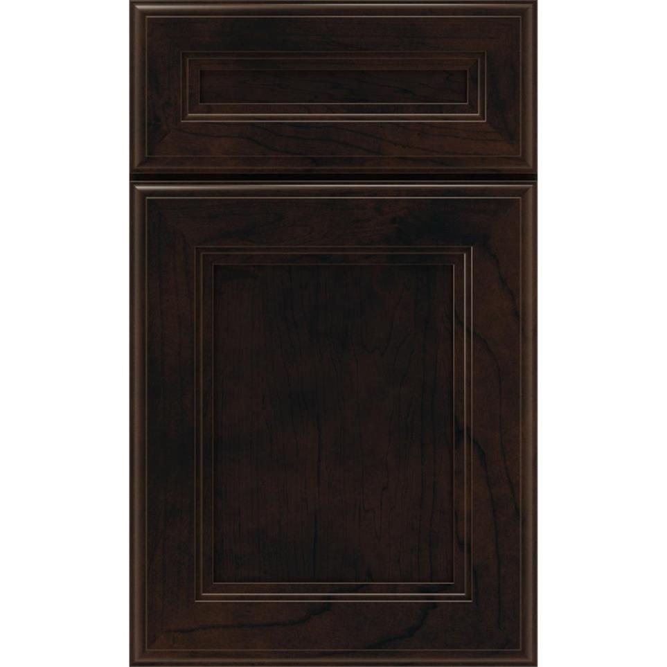 5 Piece Chocolate Dark Finish 5 Piece Cabinets