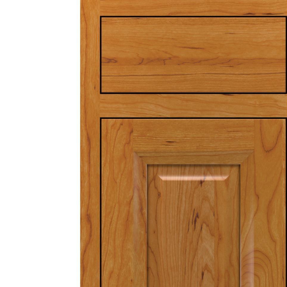 Square Wheatfield Light Finish Square Cabinets