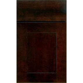 Square Chocolate Dark Finish Square Cabinets