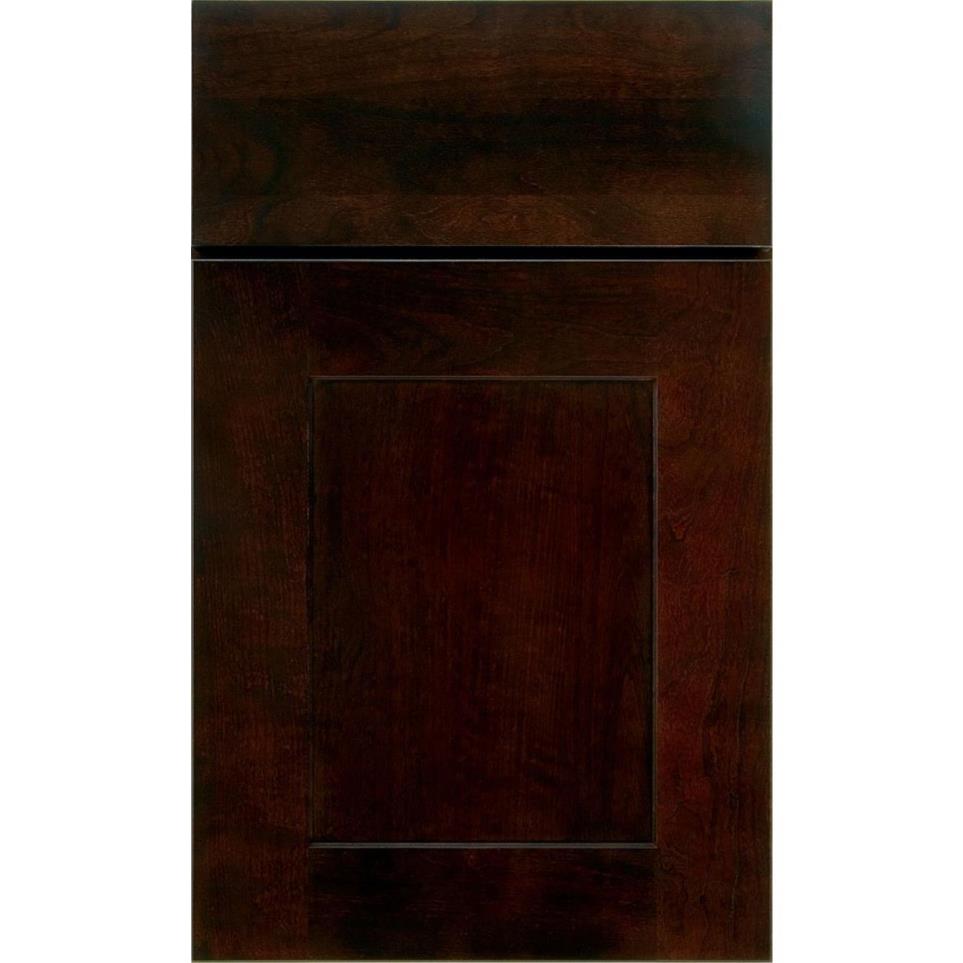 Square Chocolate Dark Finish Square Cabinets