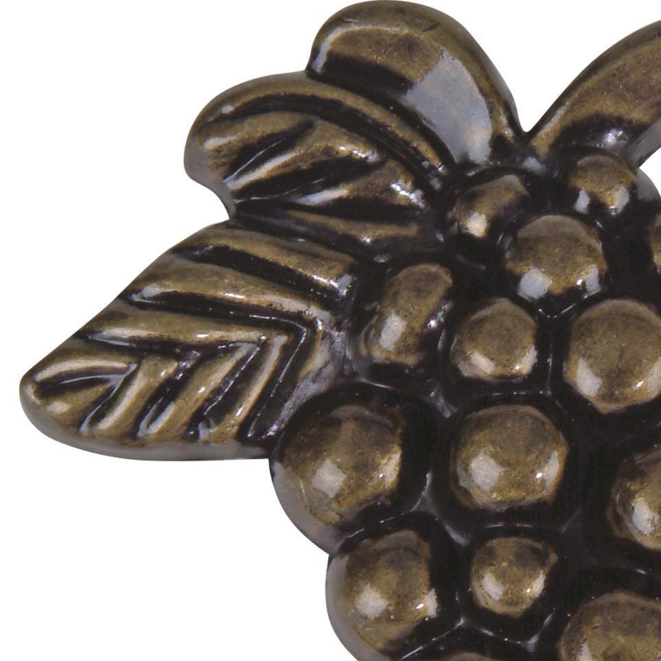 Knob Burnished Bronze Bronze Knobs