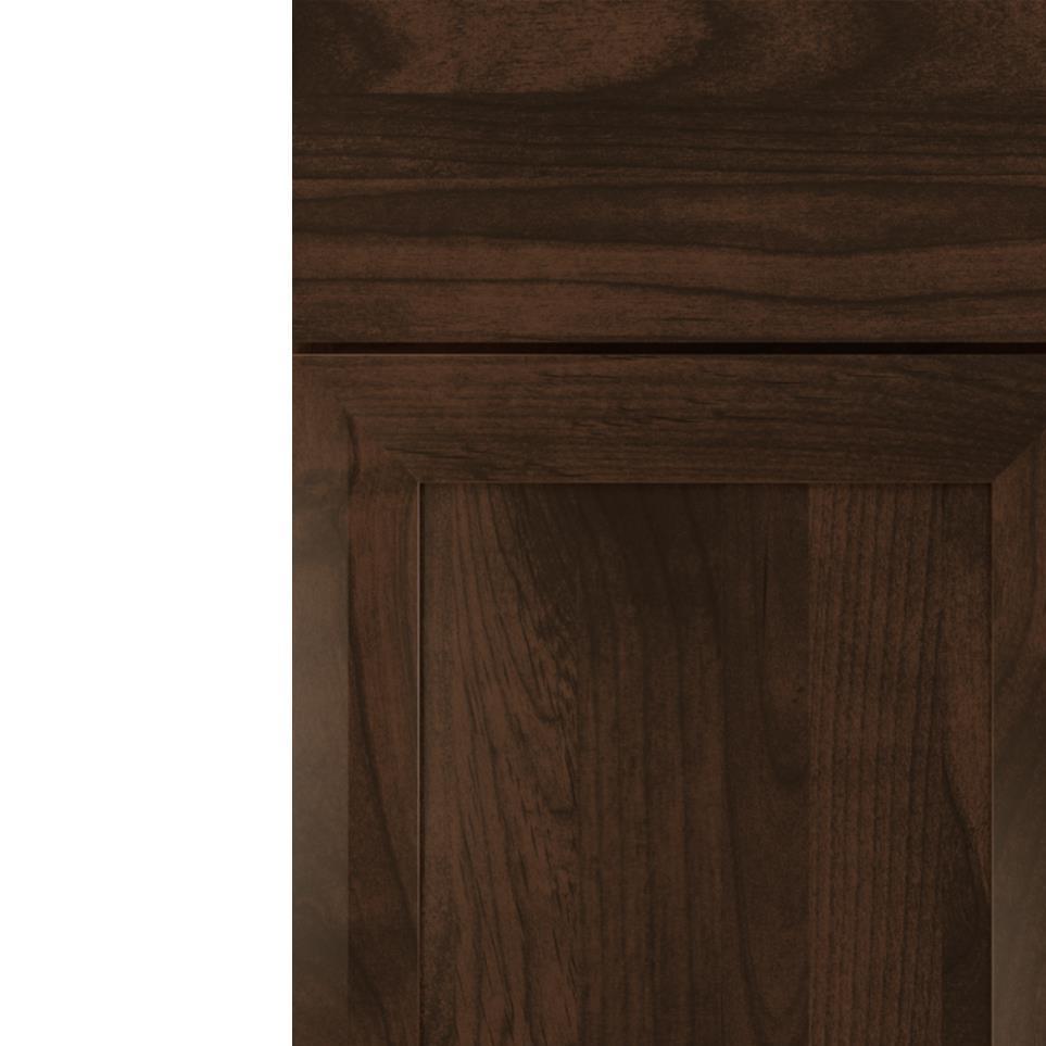 Square Rodeo Dark Finish Square Cabinets