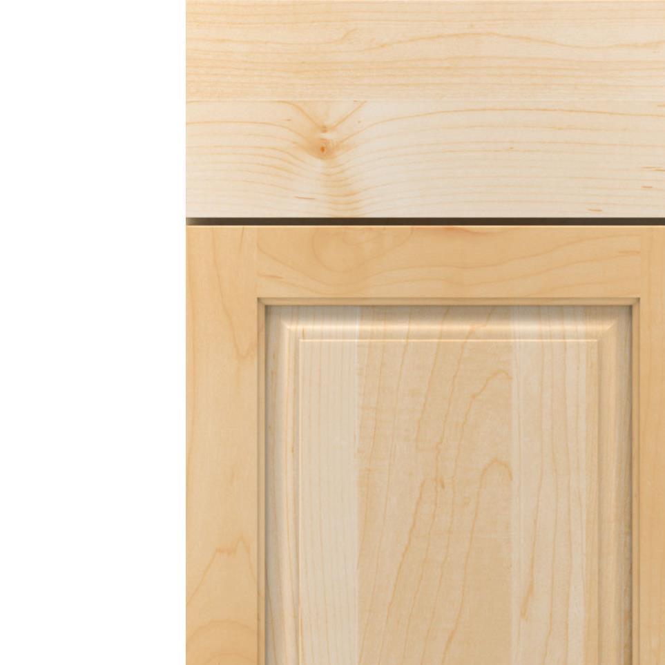 Square Natural Light Finish Square Cabinets