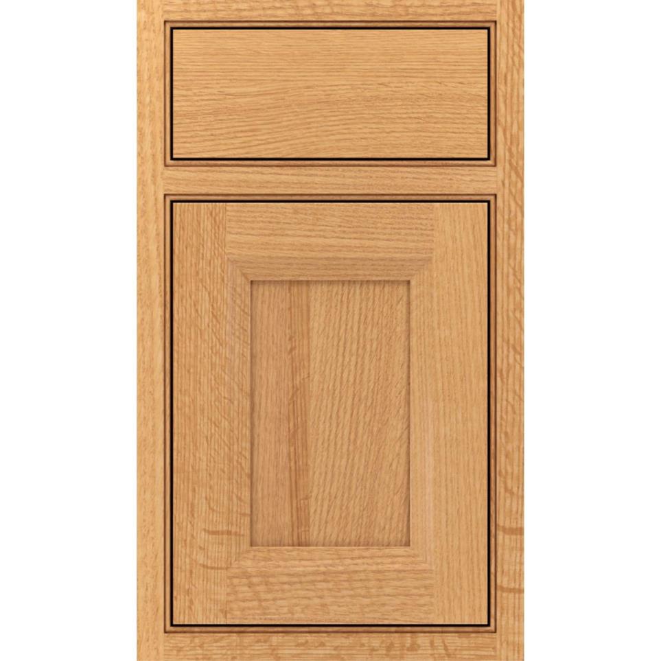 Square Natural Light Finish Square Cabinets