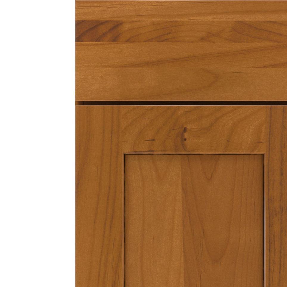 Square Palomino Medium Finish Square Cabinets