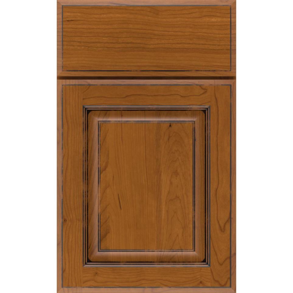 Square Palomino Medium Finish Square Cabinets