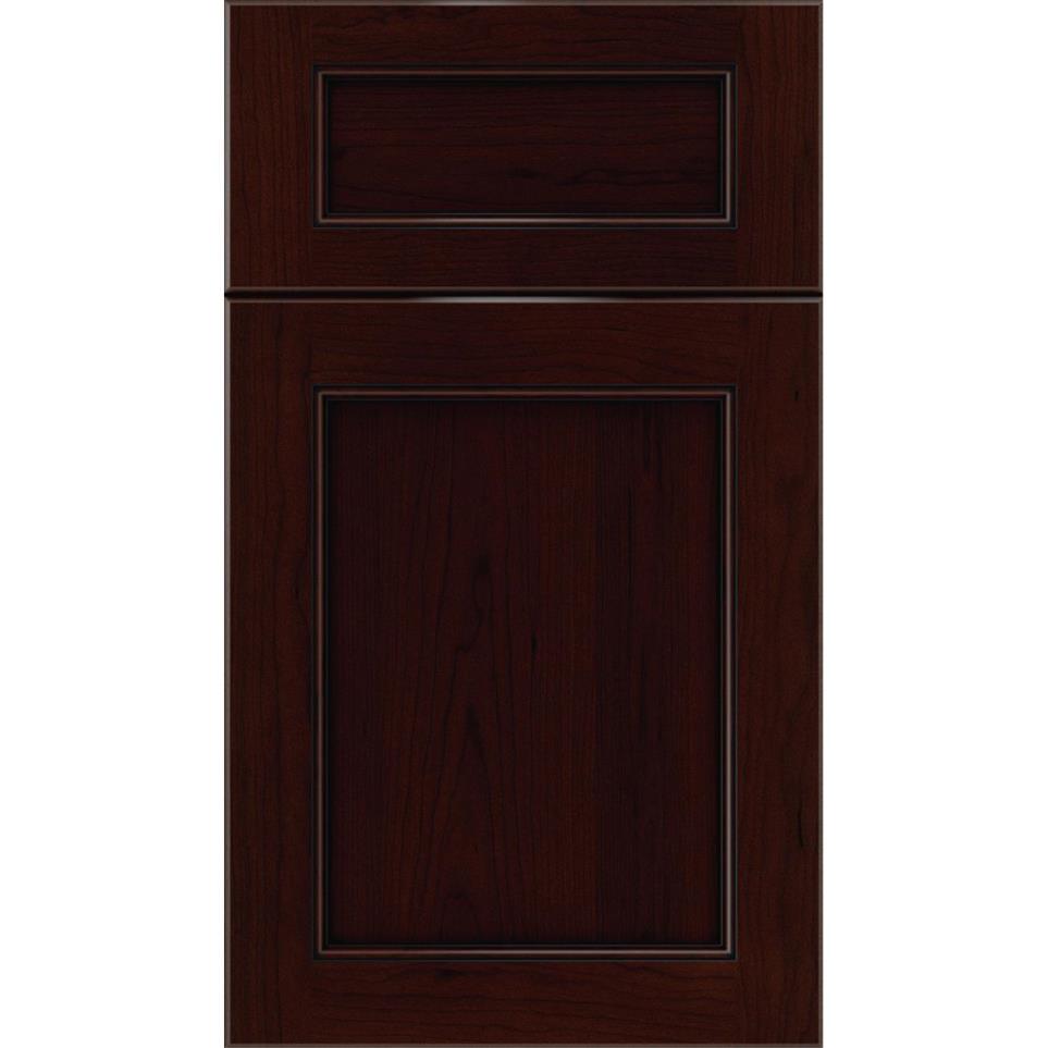 5 Piece Cappuccino Black Glaze Glaze - Stain 5 Piece Cabinets