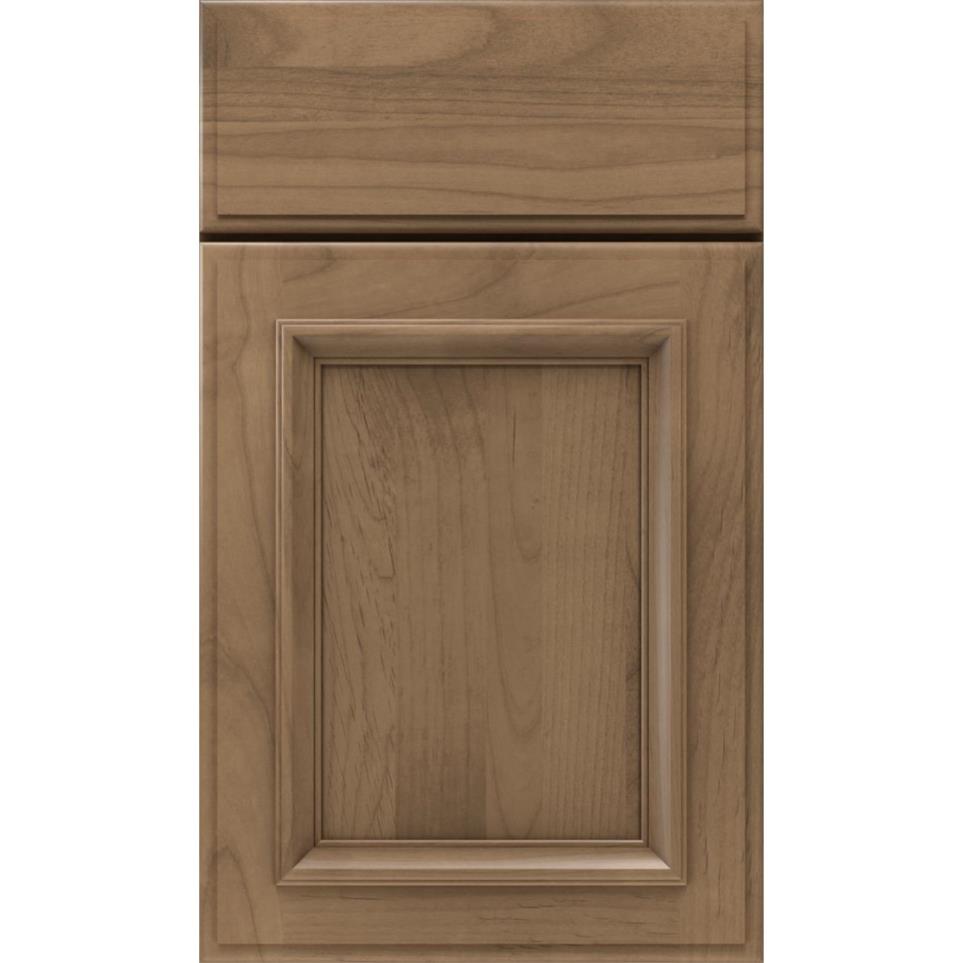 Square Buckskin Medium Finish Square Cabinets