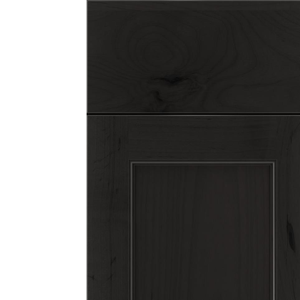 Square Charcoal Dark Finish Square Cabinets